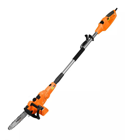 NEO TOOLS Urządzenie ogrodowe 2w1 piła do gałęzi i nożyce do żywopłotu na wysięgniku