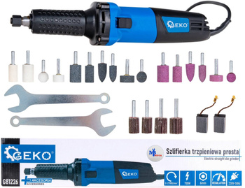 GEKO Szlifierka trzpieniowa prosta z regulacją 6 mm 700W G81226
