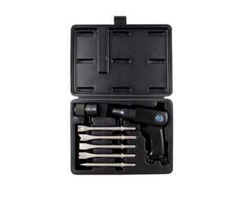 Młotek pneumatyczny HEX 10,2mm 5 dłut walizka 5H210BP01 KING TONY