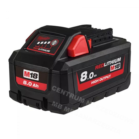 MILWAUKEE AKUMULATOR 18V 8,0Ah Li-Ion BATERIA