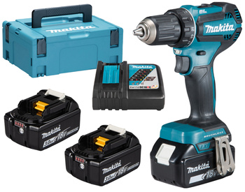 MAKITA Wkrętarka 18V DDF485RF3J 50Nm 3x3,0Ah BLDC MAKPAC