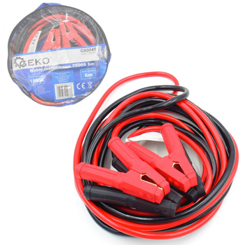 Kable rozruchowe 1500A 2x6m etui G80048 GEKO