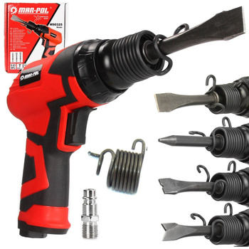 Młotek pneumatyczny blacharski 4 dłuta rdza spawy M90325 MAR-POL