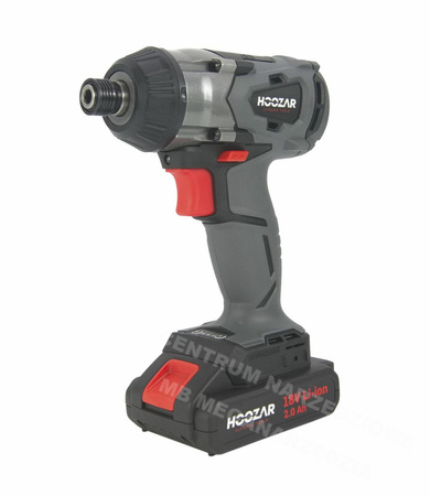 HOOZAR Zakrętarka udarowa bezszczotkowa A 18V 2x2.0Ah 280 Nm AW06132