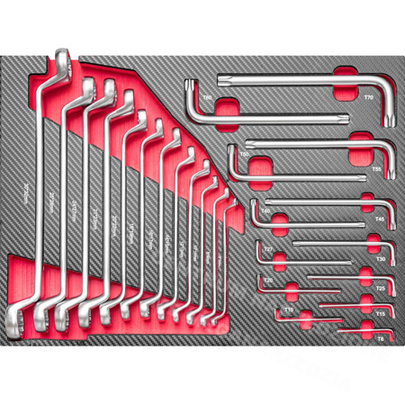 AIRPRESS Wózek narzędziowy 360 elementów Profesjonalny / Szafka narzędziowa