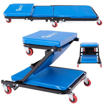 Leżanka warsztatowa i siedzisko 2w1 G02106 stalowa rama GEKO