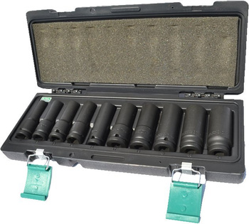 Nasadki udarowe długie 10 szt pół cala 10 24 mm H4002 HONITON