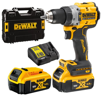 Wiertarko-wkrętarka udarowa 18V 90Nm 2x5Ah DCD805P2T-QW DEWALT