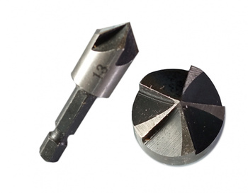 POGŁĘBIACZ STOŻKOWY FAZOWNIK DO DREWNA METALU 13 mm