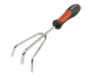 Pazurki ogrodnicze 3 zęby stal chromowana 27 cm YT-8890 YATO