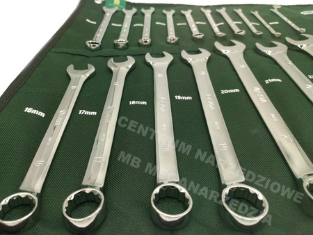 SATA Klucze płasko oczkowe 23szt zestaw kluczy 6-32 mm