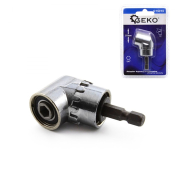 Adapter kątowy 105 przystawka do wkrętarki HEX 1/4 G15015 GEKO