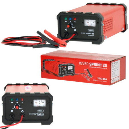 IDEAL Prostownik inwerterowy do akumulatora I-SPRINT30A INVER SPRINT 30A 12V AUTOMATIC