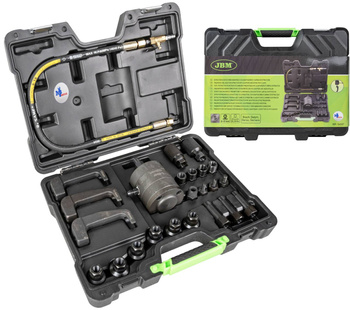 JBM Pneumatyczny ściągacz do wtryskiwaczy z adapterami 54587