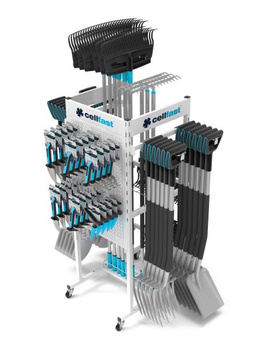 Stojak narzędziowy z zestawem 73 narzędzi 95-011 stalowy CELLFAST