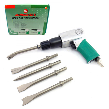 Jonnesway Młotek pneumatyczny udarowy z zestawem grotów (uchwyt 6-kątny) JAH-6832HK