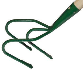 Spulchniacz ogrodowy trójzębny płaski 120 cm Fi 28 100 KARD