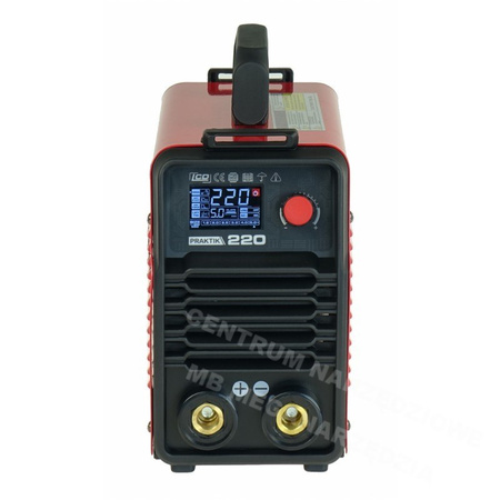SPAWARKA INWERTOROWA MMA 220A LCD SYNERGY PRAKTIK