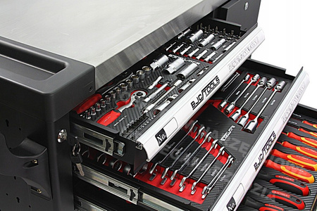 Szafka serwisowa 7 szuflad 306 el wózek narzędziowy M66598 BJC