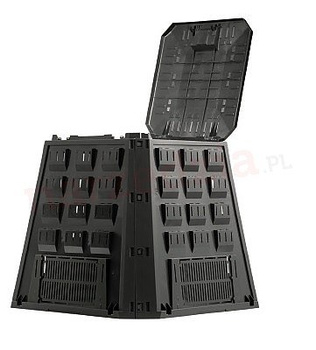 Kompostownik ogrodowy 400 l czarny IKEV420C-S411 PROSPERPLAST