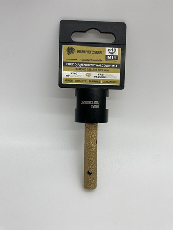 Frez diamentowy walcowy M14 10 mm IP7721 INDIAN PROFESSIONAL