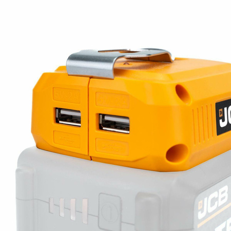 Mobilny adapter USB z latarką LED do ładowania JCB-18USB-E JCB