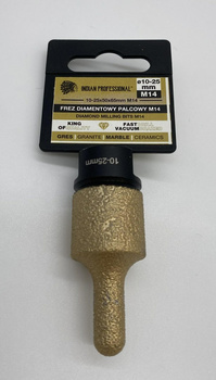 Frez palcowy diamentowy M14 10-25mm IP7724 INDIAN PROFESSIONAL