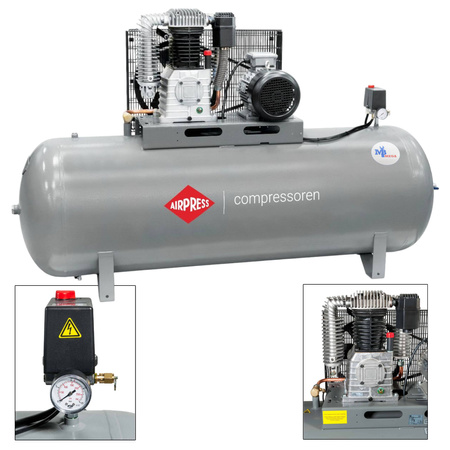 AIRPRESS Kompresor dwutłokowy HK 1000-500 K30/500 360569
