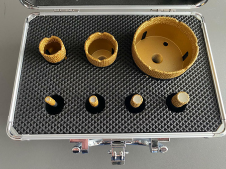 Korony diamentowe M14 6 szt na sucho IP7732 INDIAN PROFESSIONAL