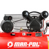 MAR-POL Kompresor olejowy 100L V2 dwutłokowy