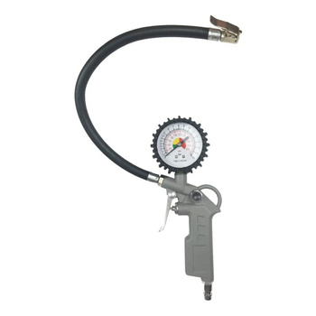 Pistolet do pompowania kół z manometrem 16 bar, clip-on AWTOOLS AW10031