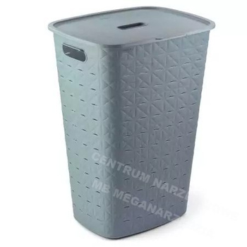 Kosz na bieliznę 56 l Softex ciemny szary 258698 CURVER/KETER