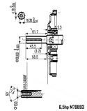 SILNIK SPALINOWY 7.0HP GX ZAGĘSZCZARKI 20mm