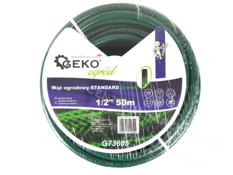 GARDEN HOSE STANDARD GREEN 1/2" 50M