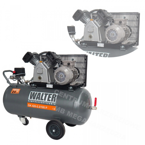 WALTER KOMPRESOR 200L 230V 10 BAR GK 420-2,2/200