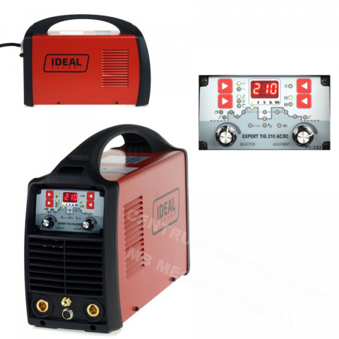 SPAWARKA INWERTOROWA TIG AC DC 210A MMA EXPERT