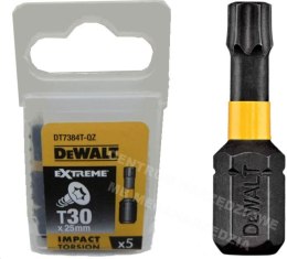 DEWALT KOŃCÓWKA UDAROWA T30x25 /5szt. EXTREME IMPACT TORSION 