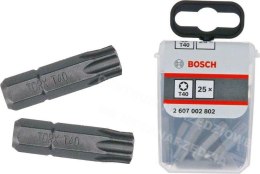 BOSCH KOŃCÓWKA WKRĘCAJĄCA EXH T40 x 25mm 25szt. 