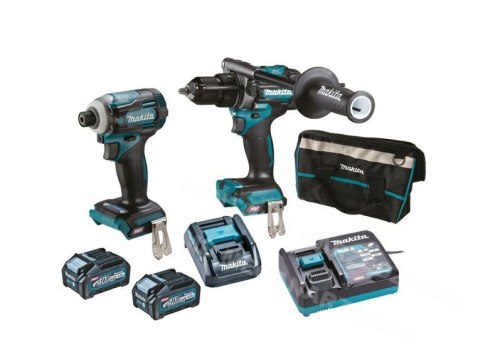 MAKITA ZESTAW COMBO 40Vmax XGT (TD001G+HP001G) 2x4,0Ah +ADP010 +TORBA MAKITA