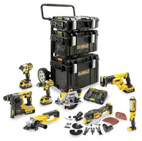 DEWALT.ZESTAW COMBO 18V DCK856P4 8-ELEMENTÓW 4x5,0Ah TOUGHSYSTEM DEWALT