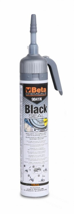 BETA Uszczelniacz silikonowy czarny do 240ºC