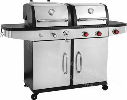 YATO GRILL 2W1 GAZ.+WĘGL.STAL NIERDZ. 8,2KW