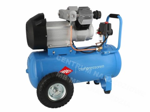 SPRĘŻARKA AIRPRESS DWUTŁKOWA 50L /LM 50-350/ 10 bar 3 KM/2.2 kW 245 l/min 50 l