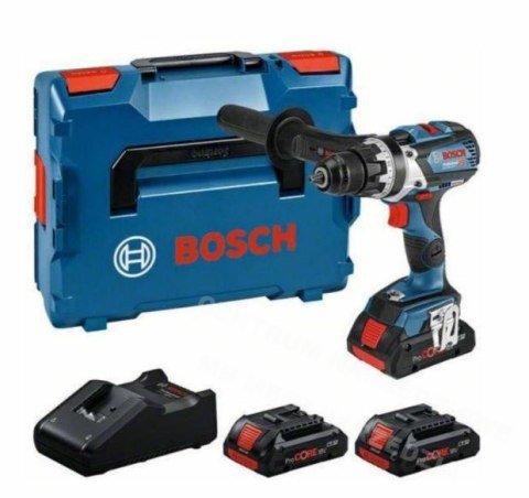 BOSCH Wiertarko-wkrętarka akumulatorowa Professional GSR 18V-110 C 110/47Nm 3x4,0Ah