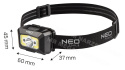 99-073 Akum Headlamp. USB 250lm COB + detector