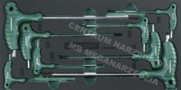 H10MB08KV Zestaw 8szt. kluczy wpustowych ampulowych z uchwytem we wkładce EVA