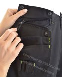 AWTOOLS Spodnie robocze kieszenie monterskie T3/ odblaskowe/ M