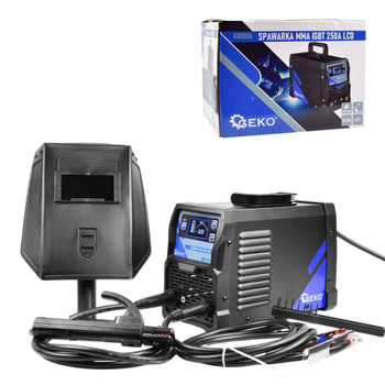 GEKO Spawarka inwertorowa MMA IGBT 250A LCD 230V elektrodowa