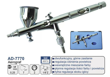 ADLER aerograf 0,25mm AD-7770