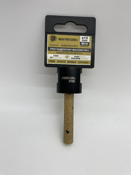Frez diamentowy walcowy M14 10 mm IP7721 INDIAN PROFESSIONAL